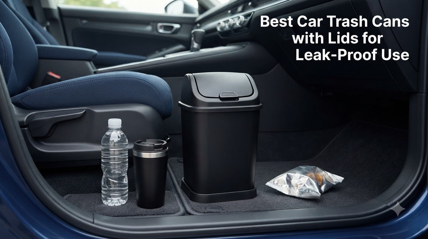 Best Car Trash Cans with Lids for Leak-Proof Use