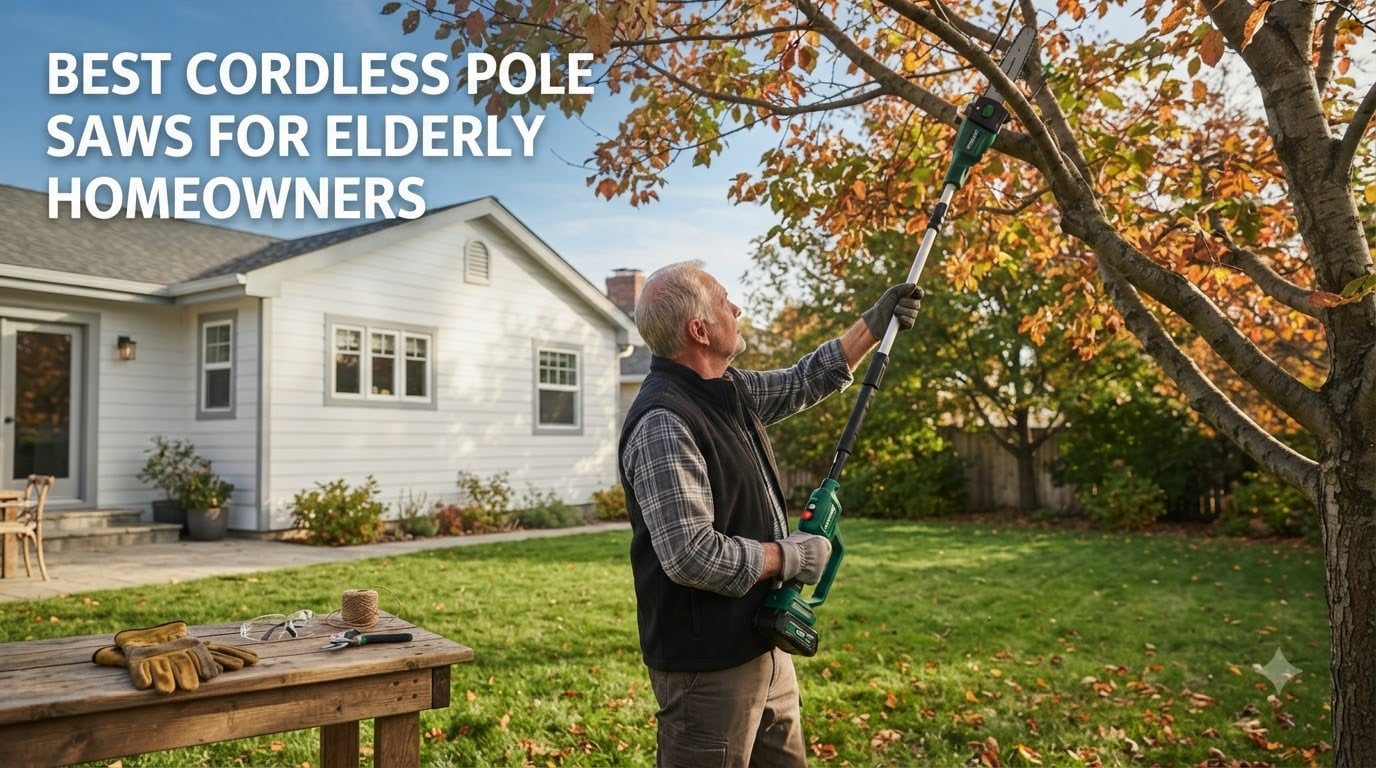 Best Cordless Pole Saws for Elderly Homeowners