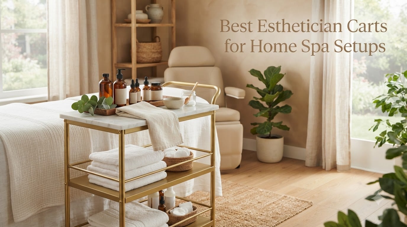 Best Esthetician Carts for Home Spa Setups