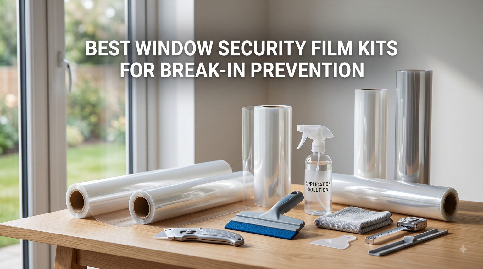 Best Window Security Film Kits for Break-In Prevention