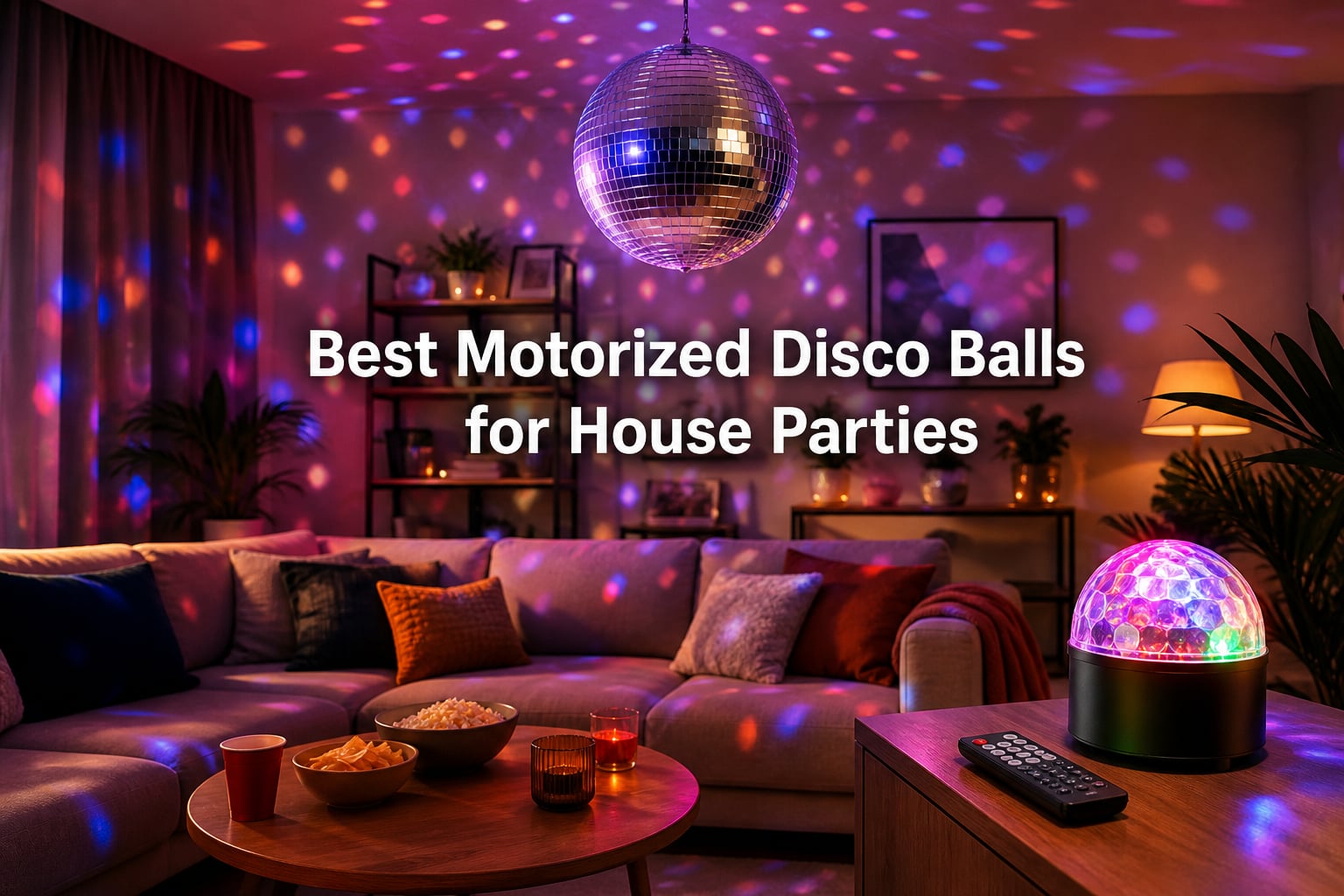 Best Motorized Disco Balls for House Parties