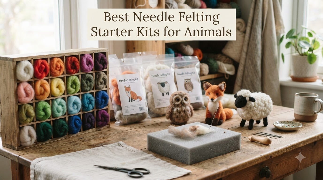 Best Needle Felting Starter Kits for Animals