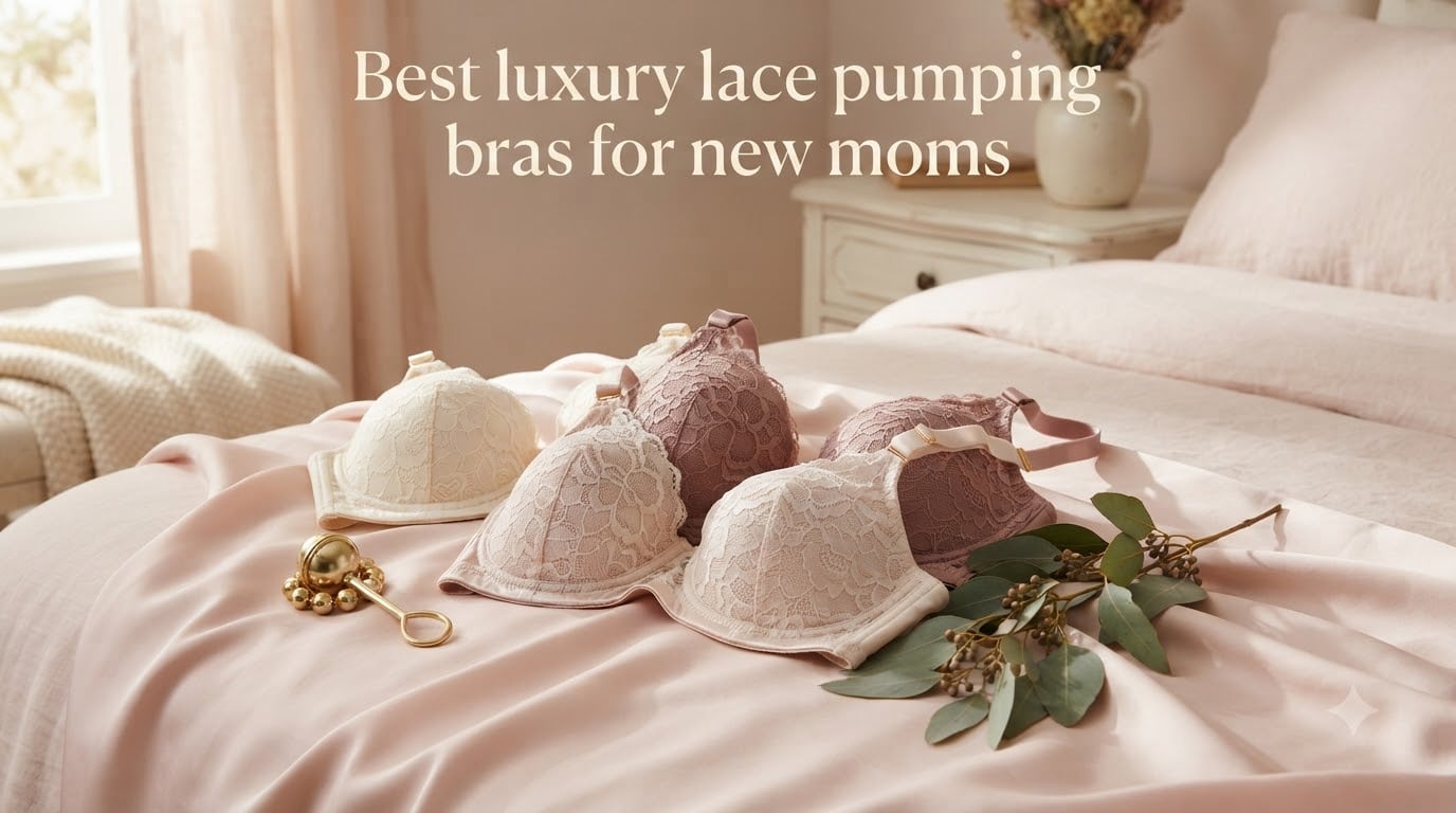 Best luxury lace pumping bras for new moms
