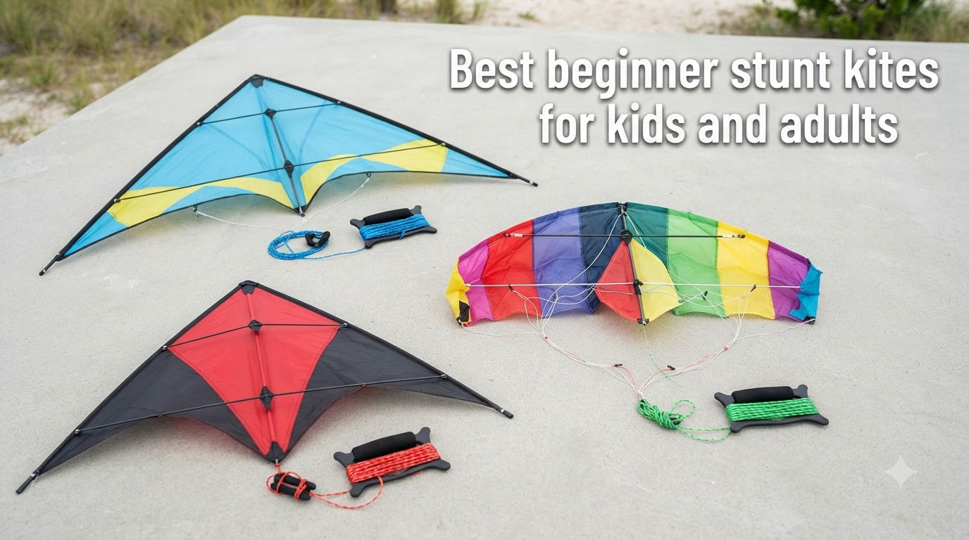 Best beginner stunt kites for kids and adults