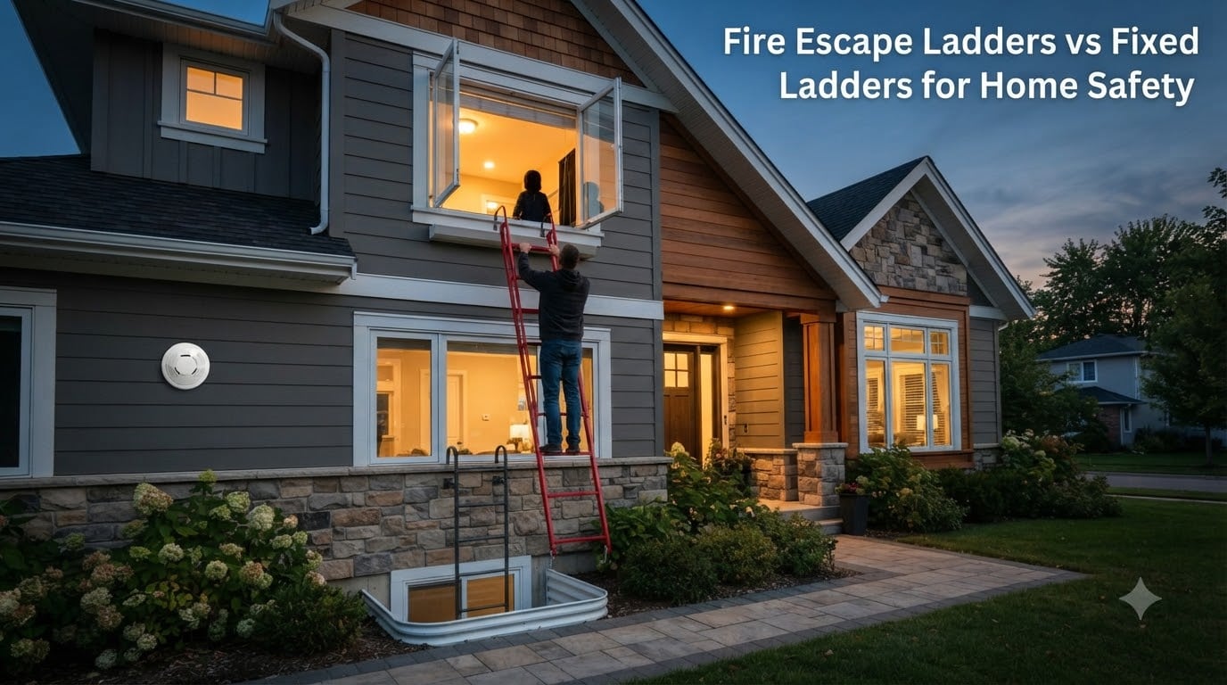 Fire Escape Ladders vs Fixed Ladders for Home Safety