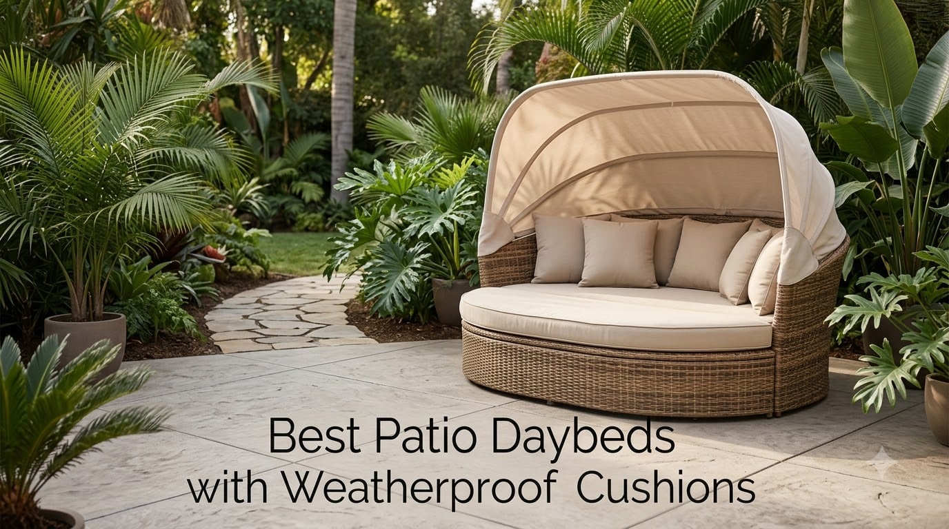 Best Patio Daybeds with Weatherproof Cushions