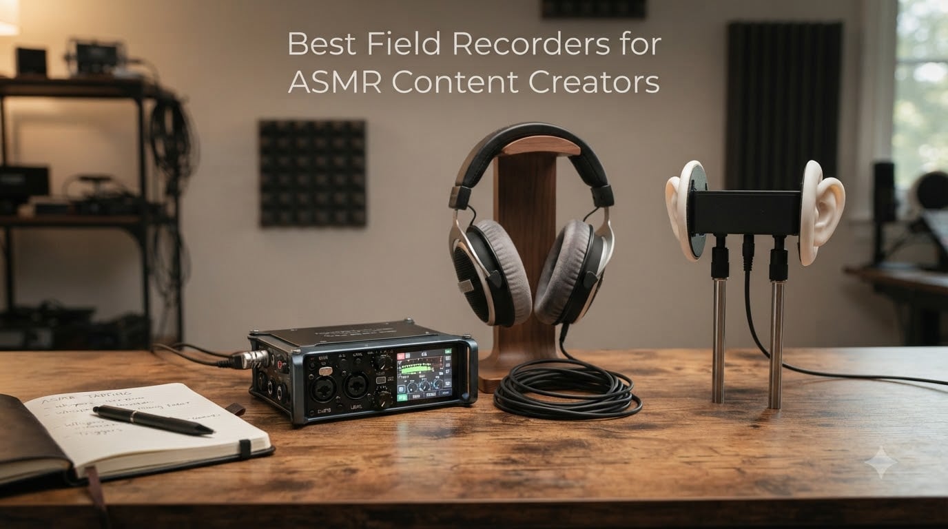 Best Field Recorders for ASMR Content Creators