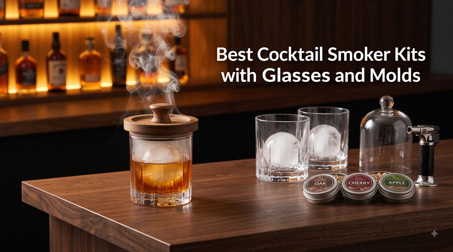 Best Cocktail Smoker Kits with Glasses and Molds