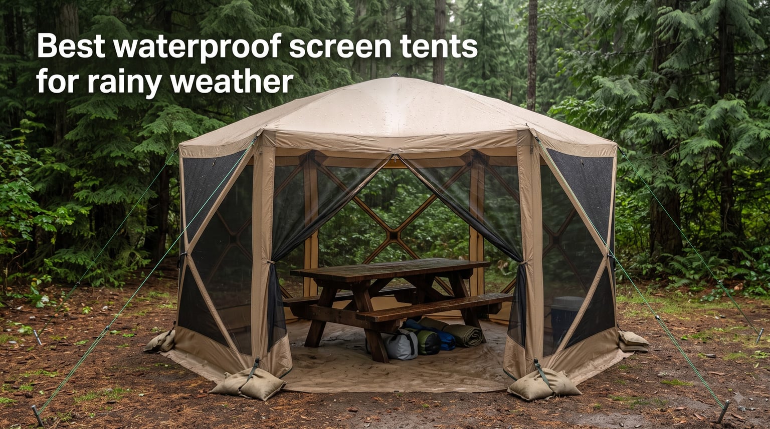 Best waterproof screen tents for rainy weather