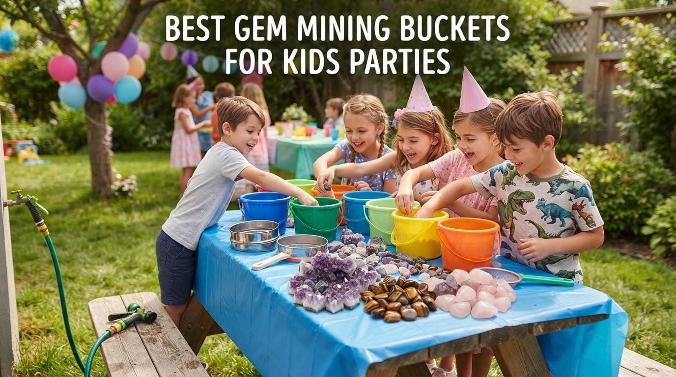 Best Gem Mining Buckets for Kids Parties