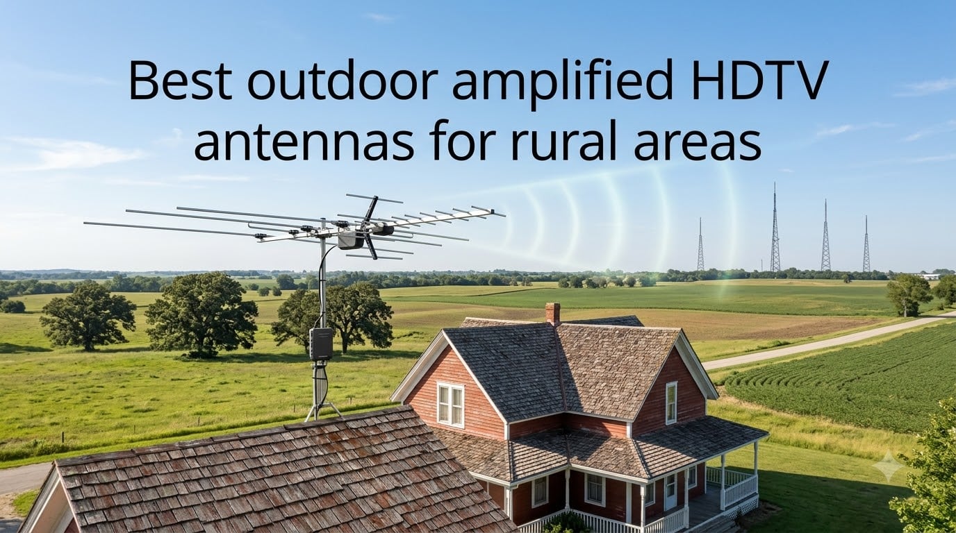 Best outdoor amplified HDTV antennas for rural areas