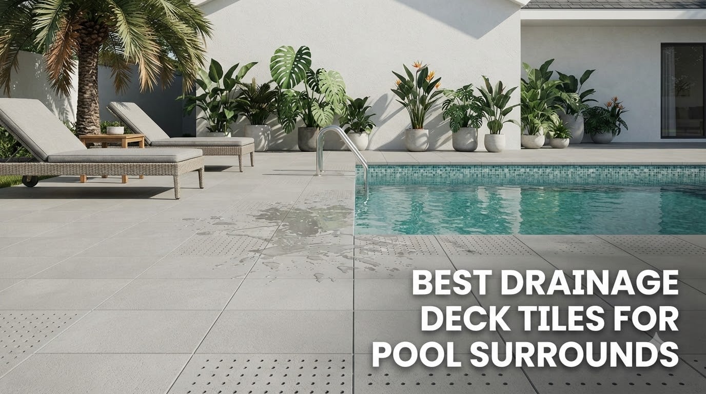 Best drainage deck tiles for pool surrounds