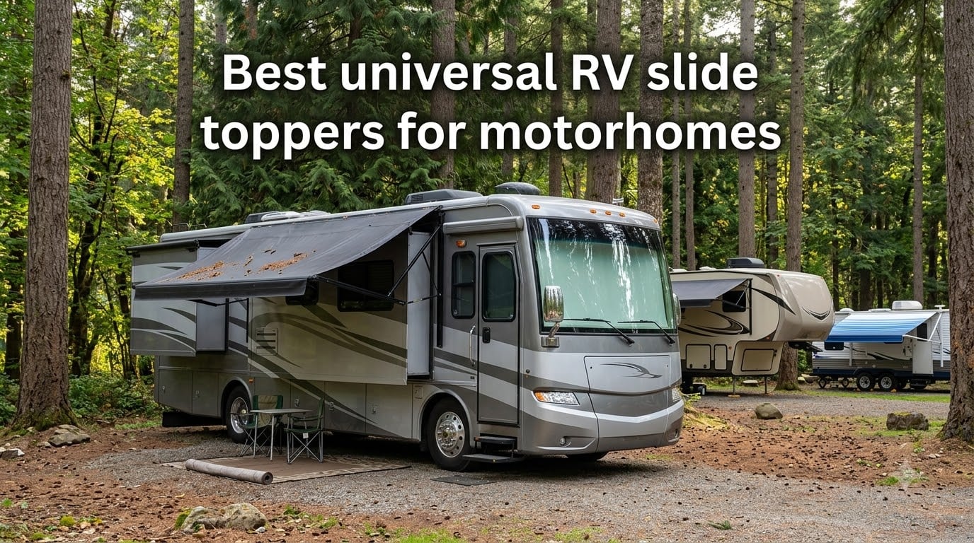Best universal RV slide toppers for motorhomes