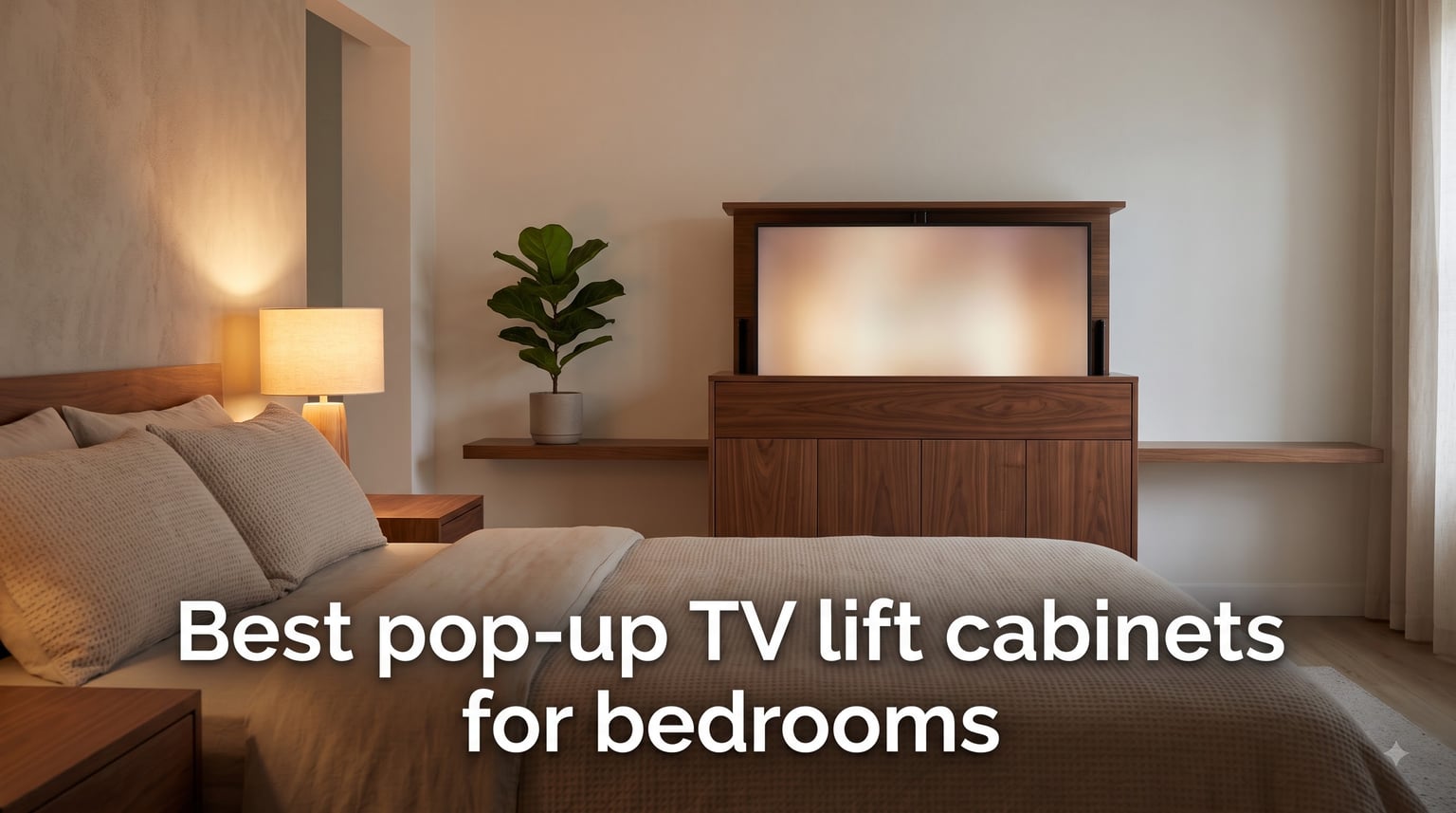 Best pop-up TV lift cabinets for bedrooms