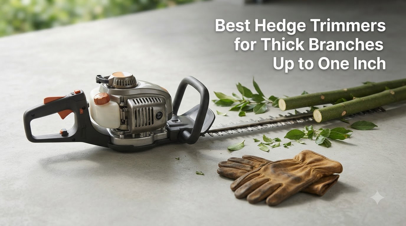 Best Hedge Trimmers for Thick Branches Up to One Inch