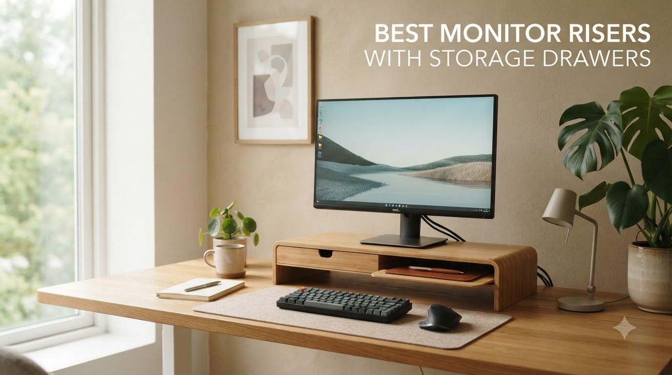 Best Monitor Risers with Storage Drawers