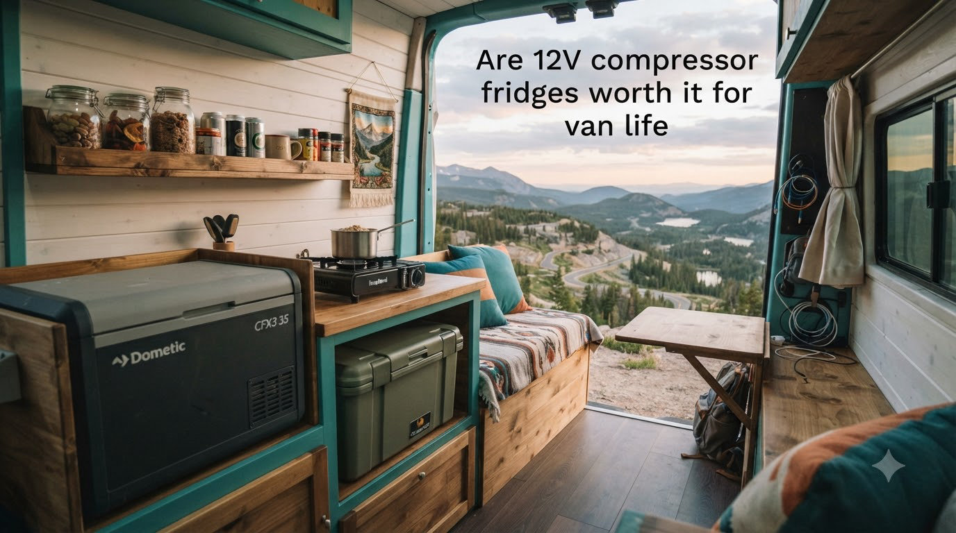Are 12V compressor fridges worth it for van life