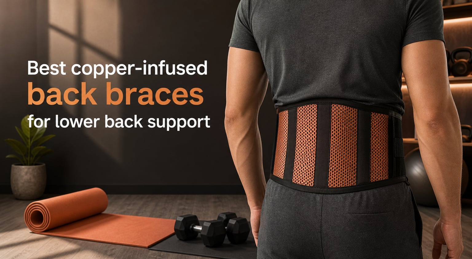 Best copper-infused back braces for lower back support