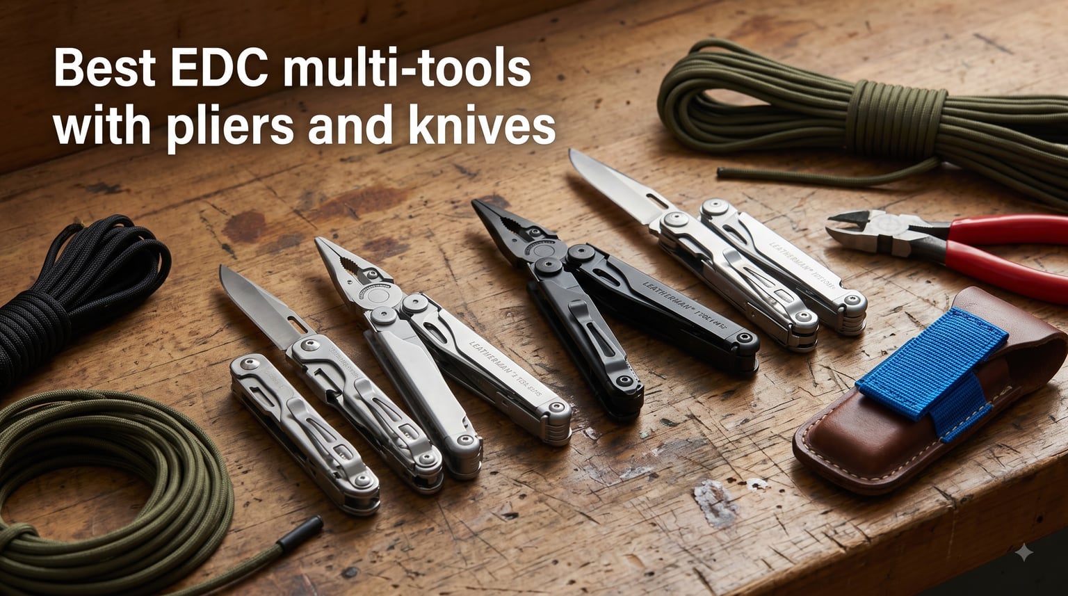 Best EDC multi-tools with pliers and knives
