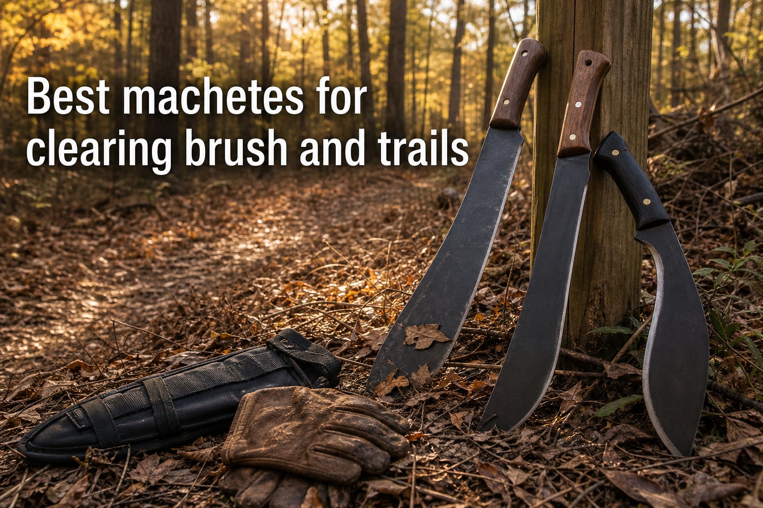 Best machetes for clearing brush and trails