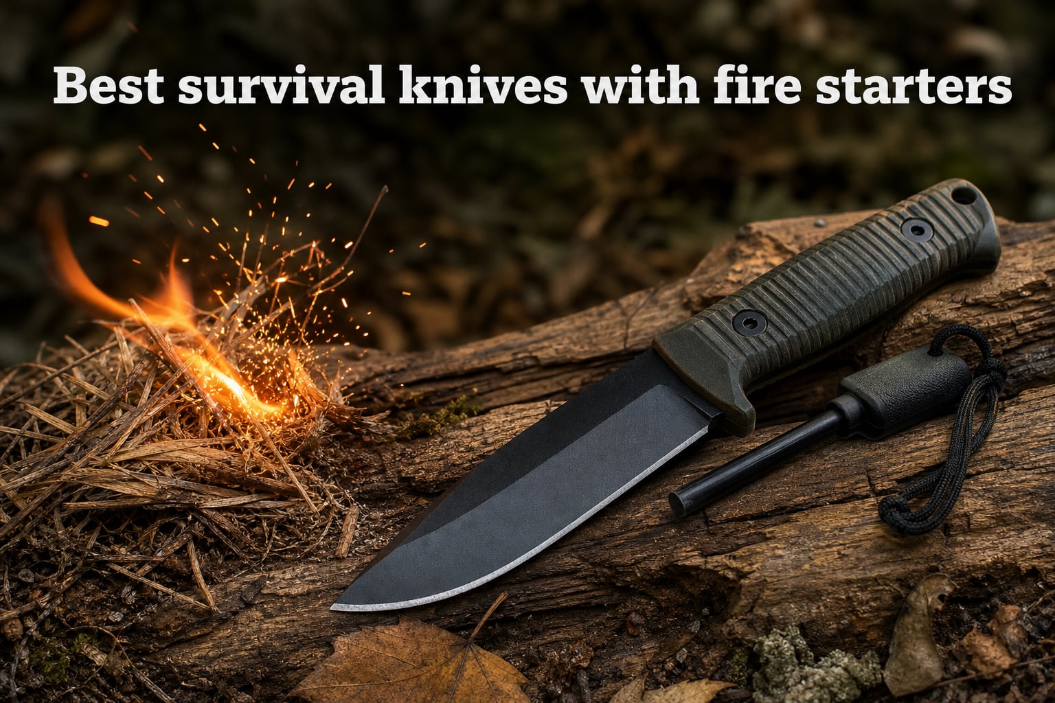 Best survival knives with fire starters