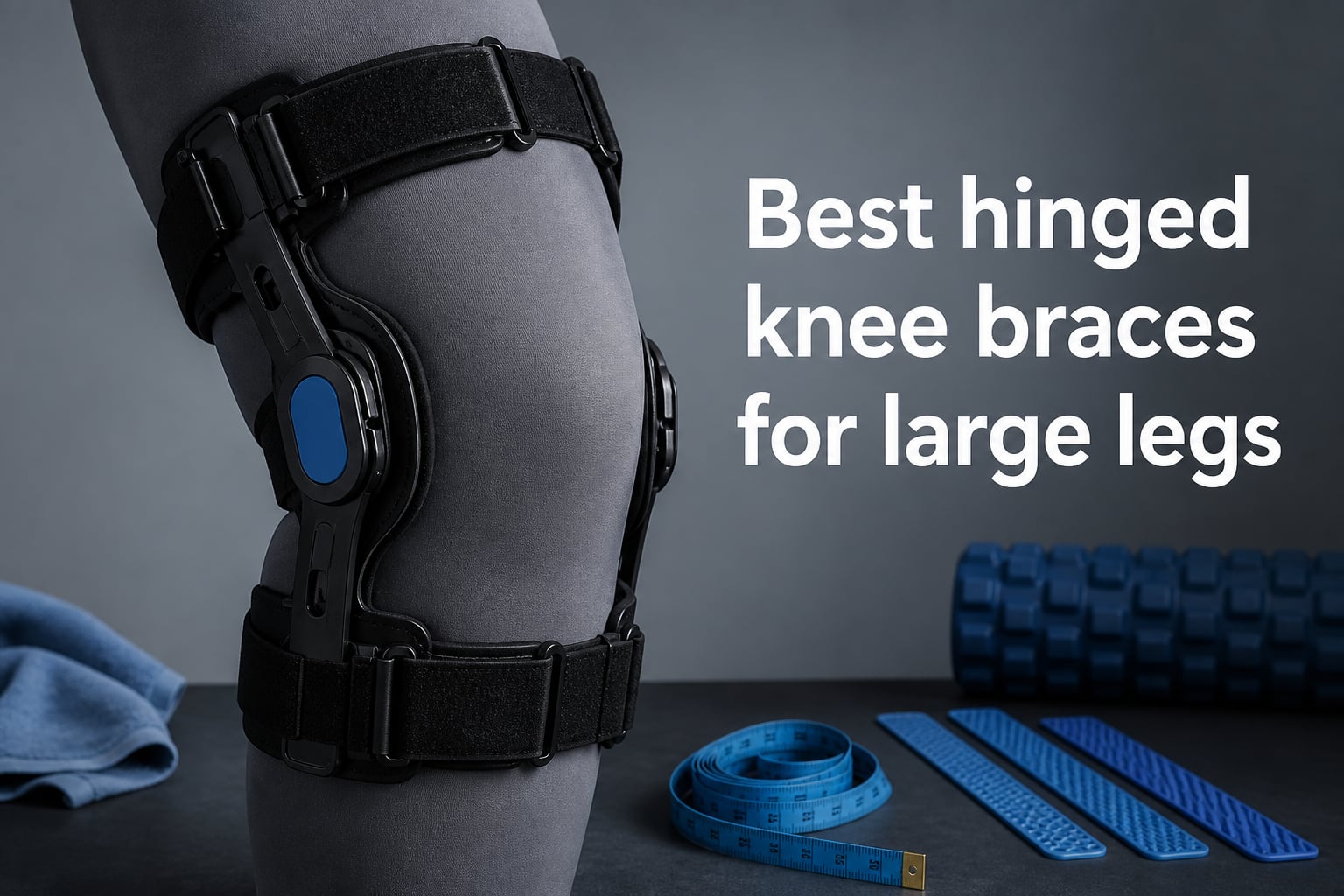 Best hinged knee braces for large legs