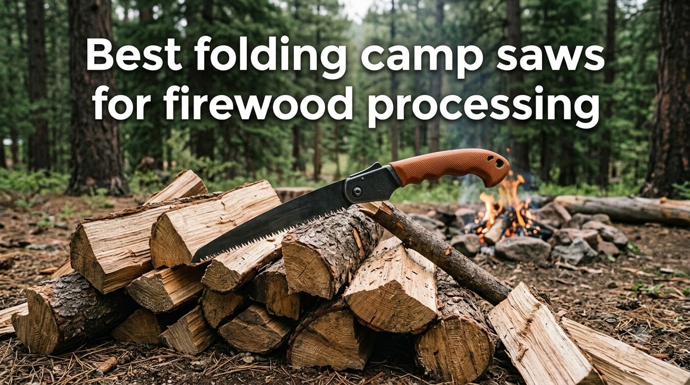 Best folding camp saws for firewood processing