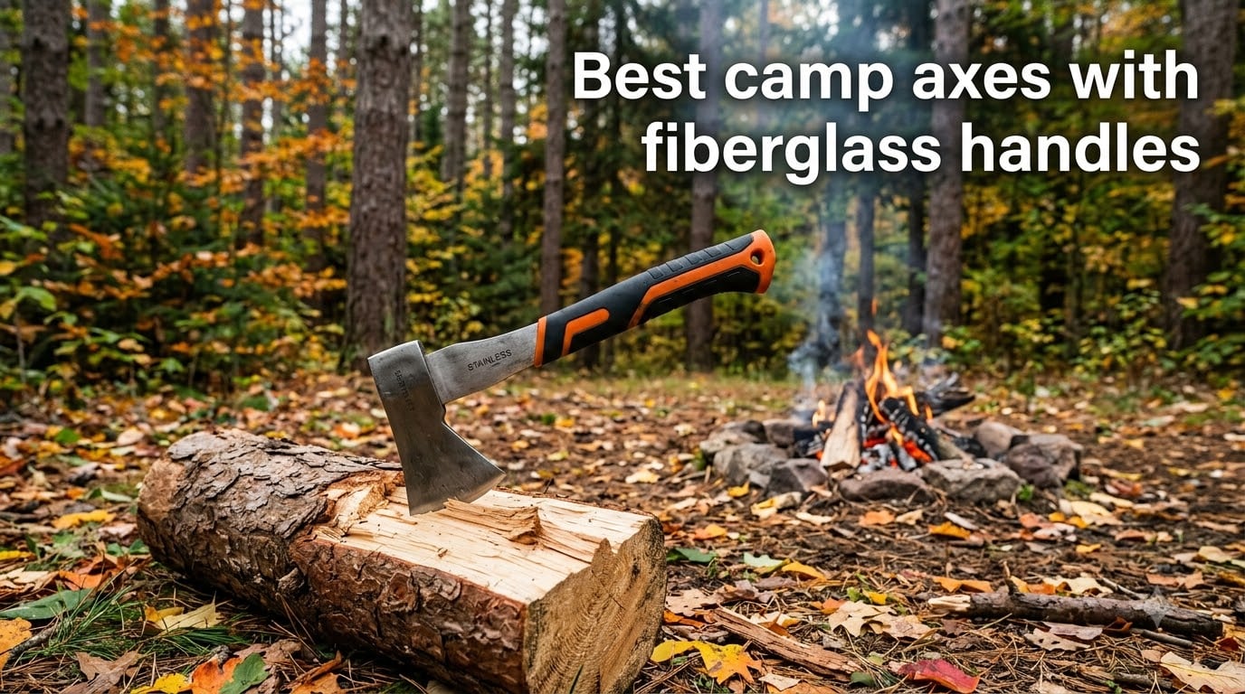 Best camp axes with fiberglass handles