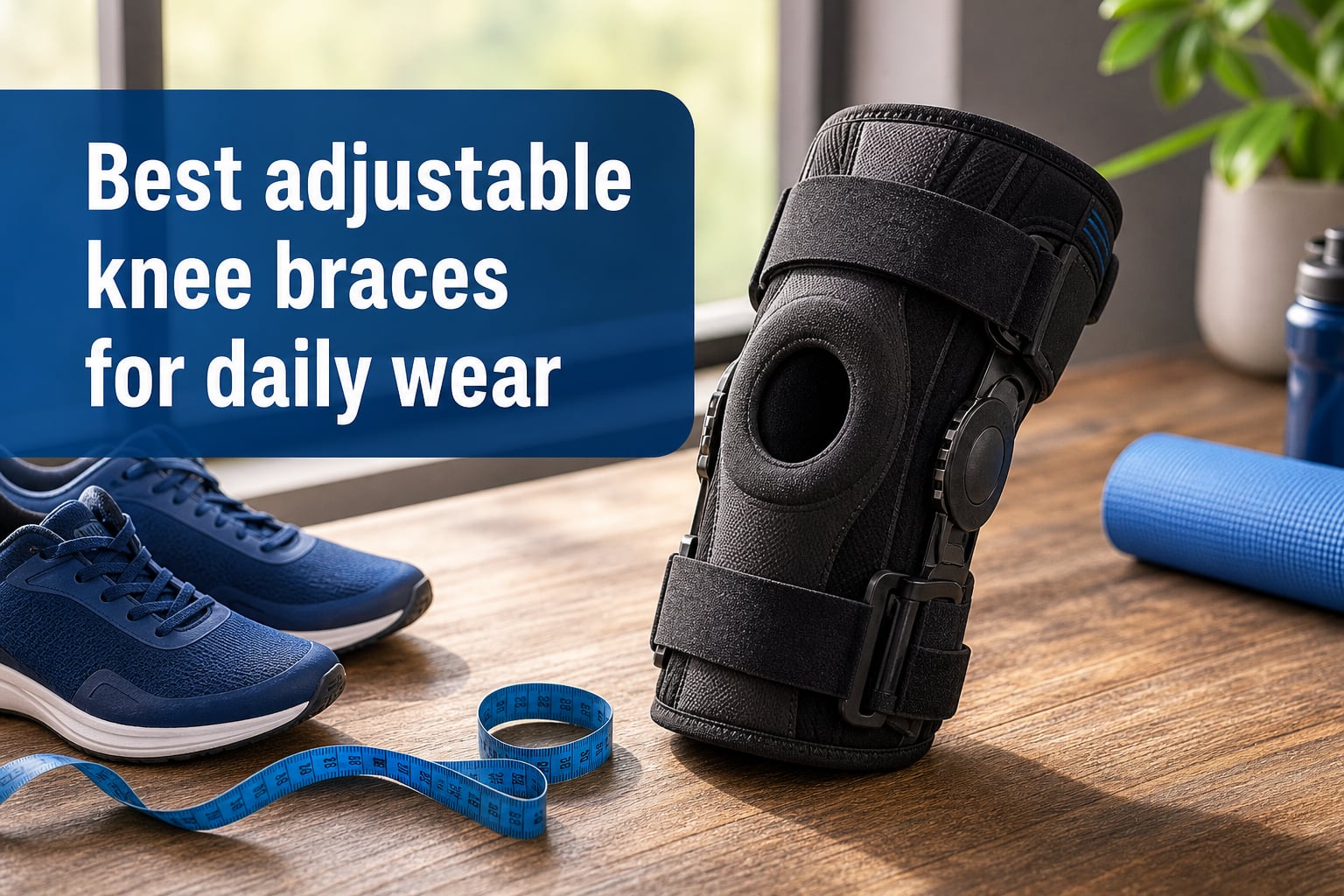 Best adjustable knee braces for daily wear