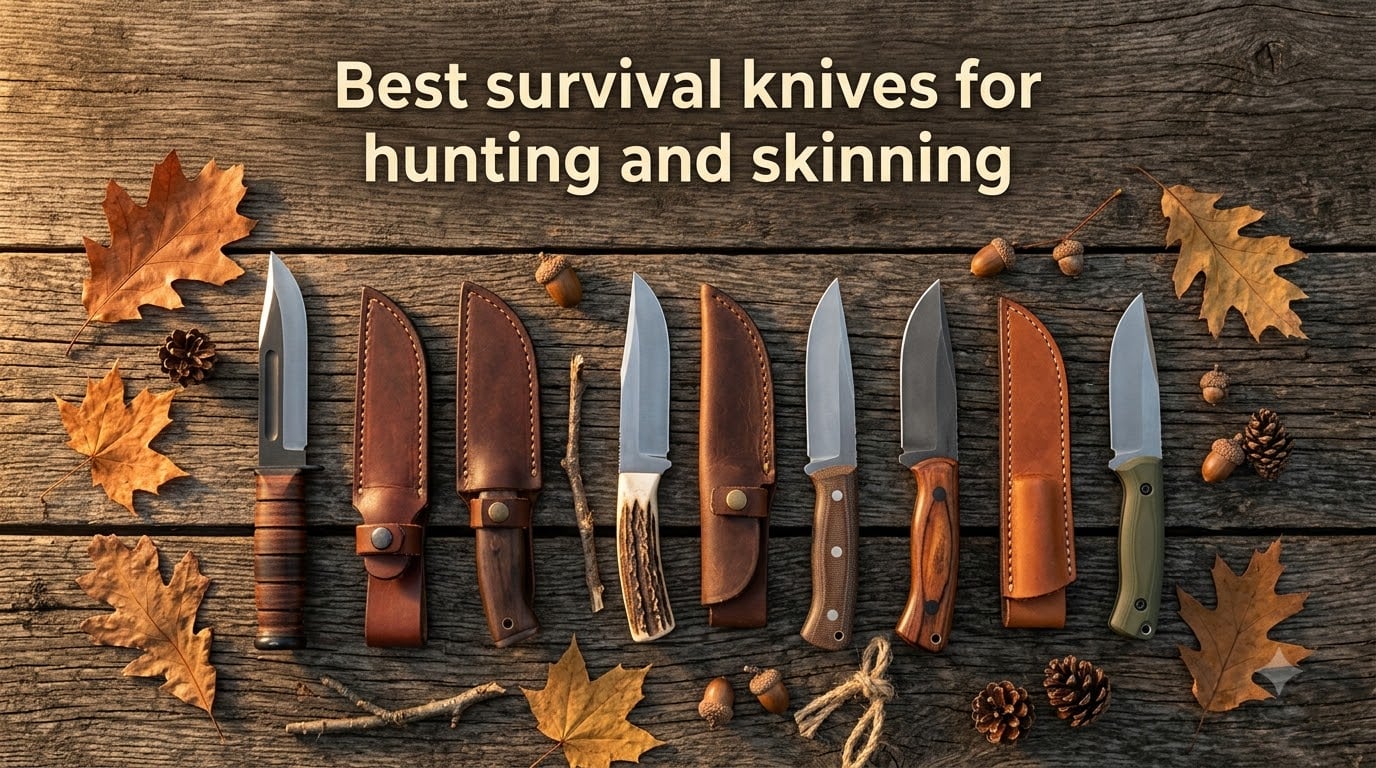 Best survival knives for hunting and skinning