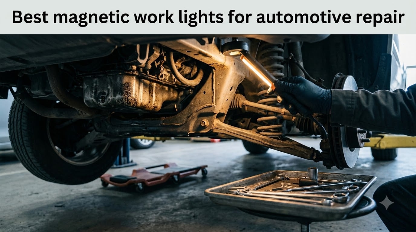 Best magnetic work lights for automotive repair