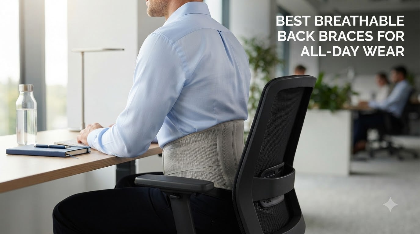 Best breathable back braces for all-day wear