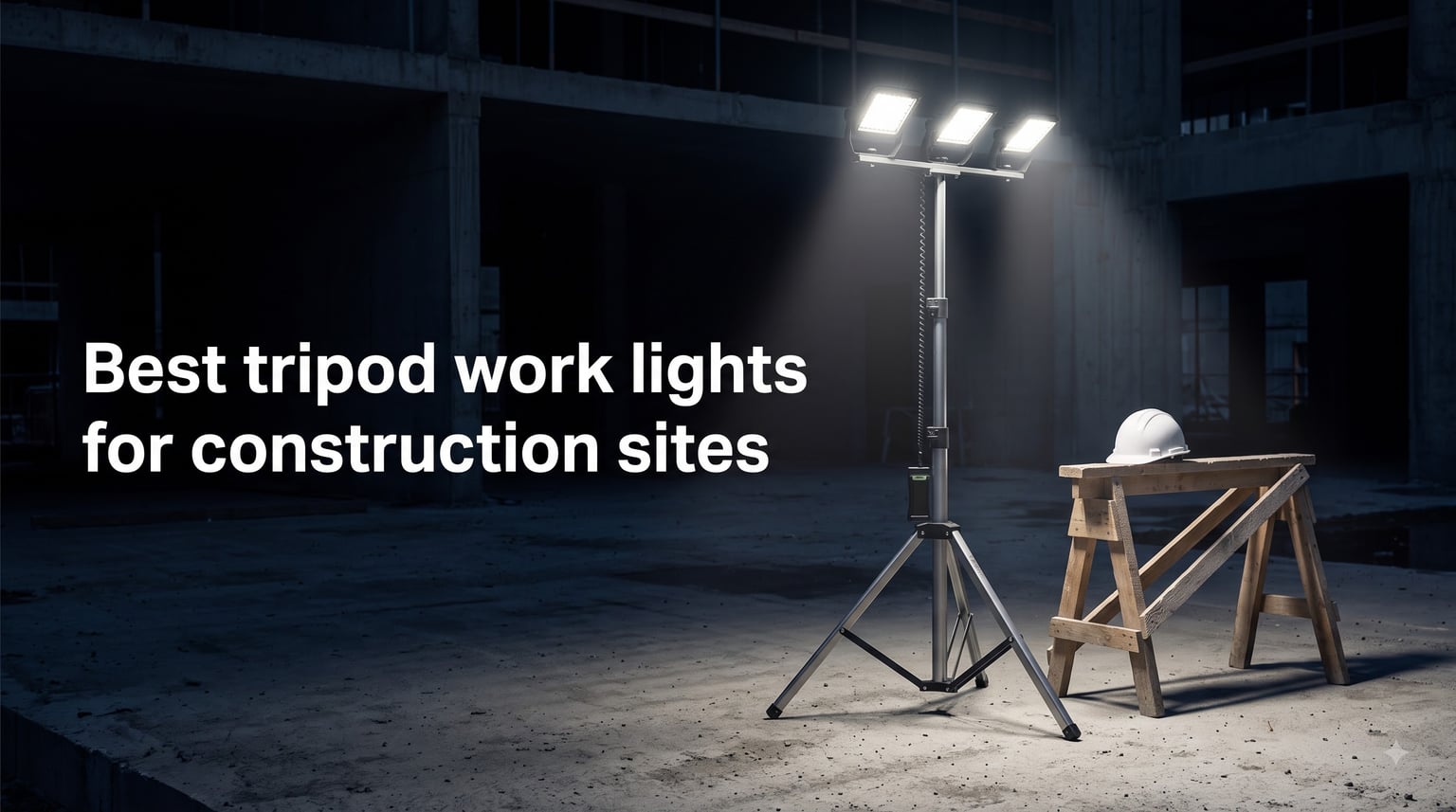 Best tripod work lights for construction sites