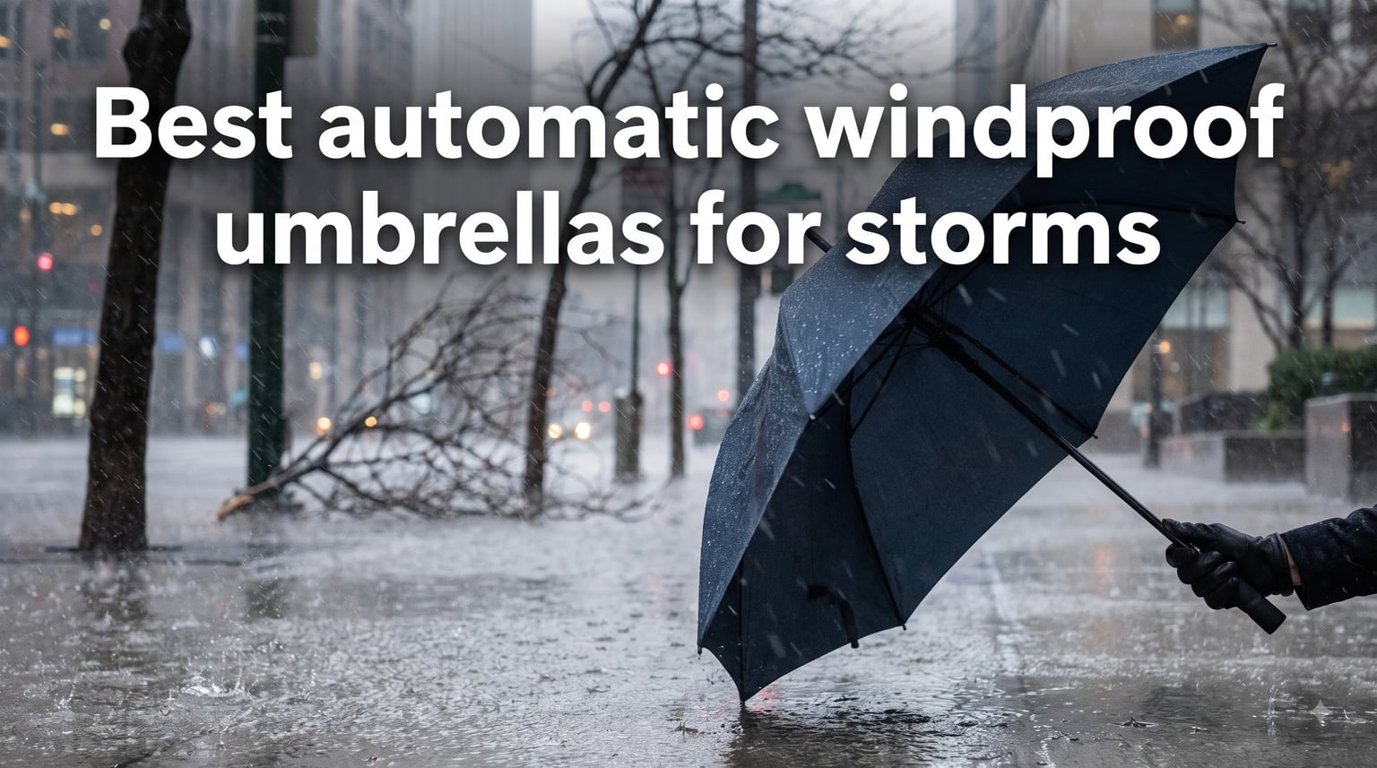Best automatic windproof umbrellas for storms