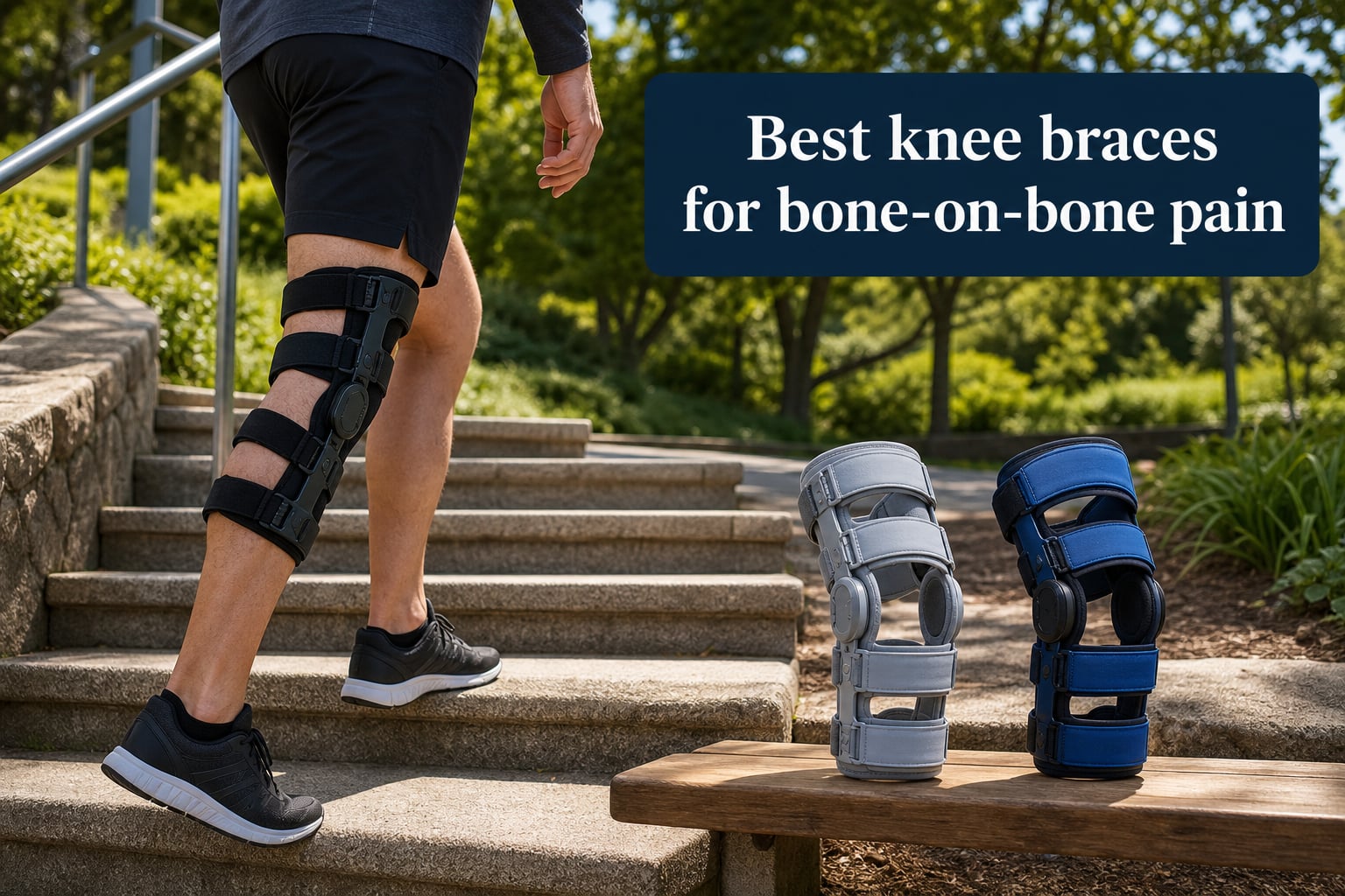 Best knee braces for bone-on-bone pain
