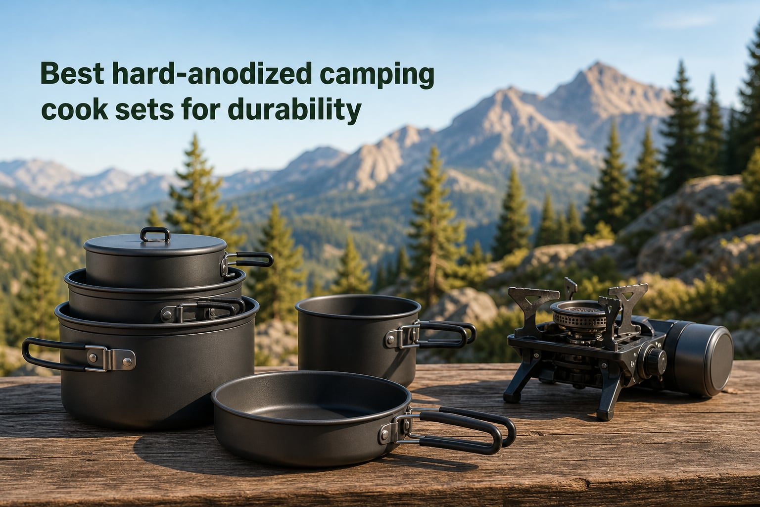 Best hard-anodized camping cook sets for durability