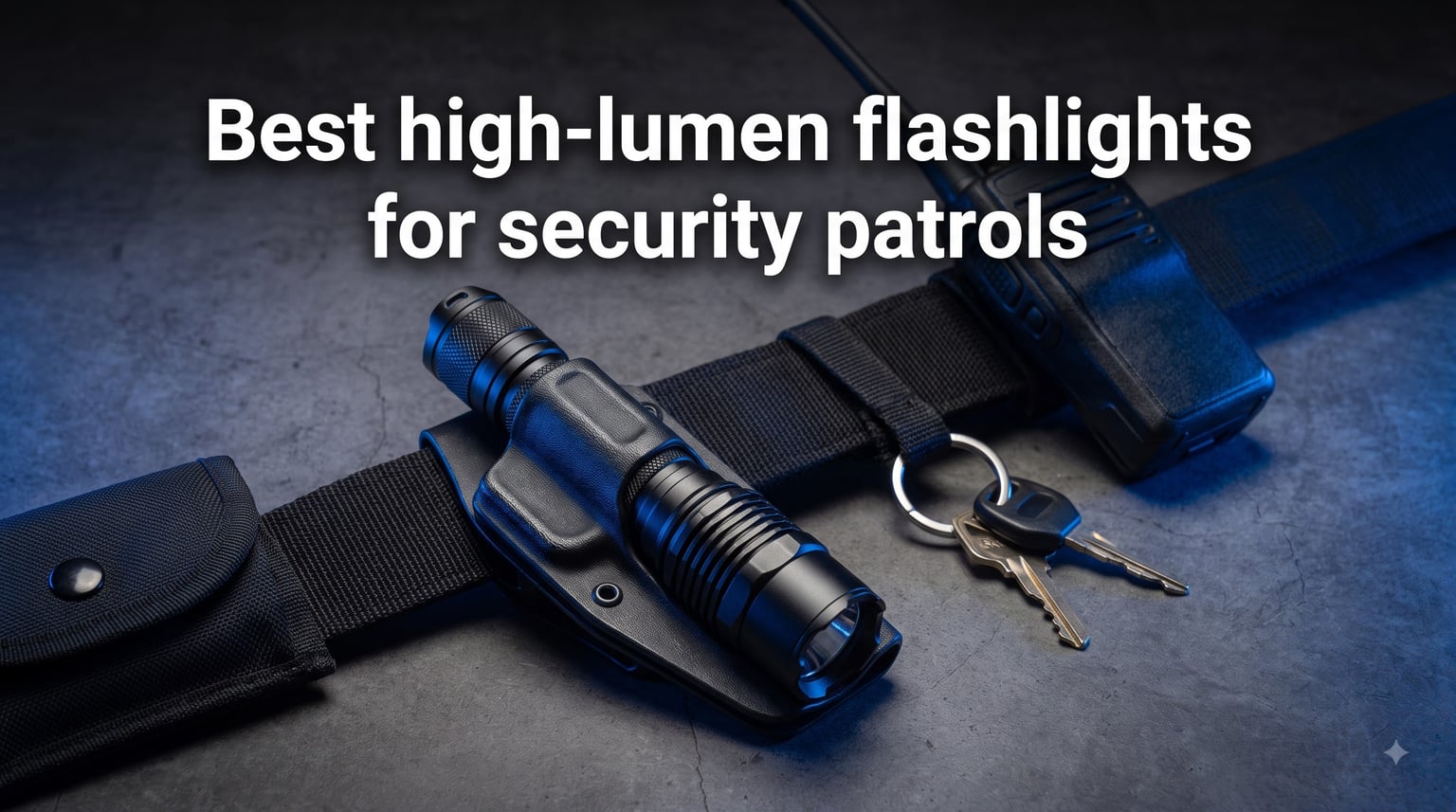 Best high-lumen flashlights for security patrols