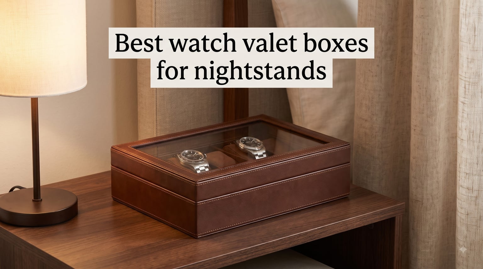 Best watch valet boxes for nightstands