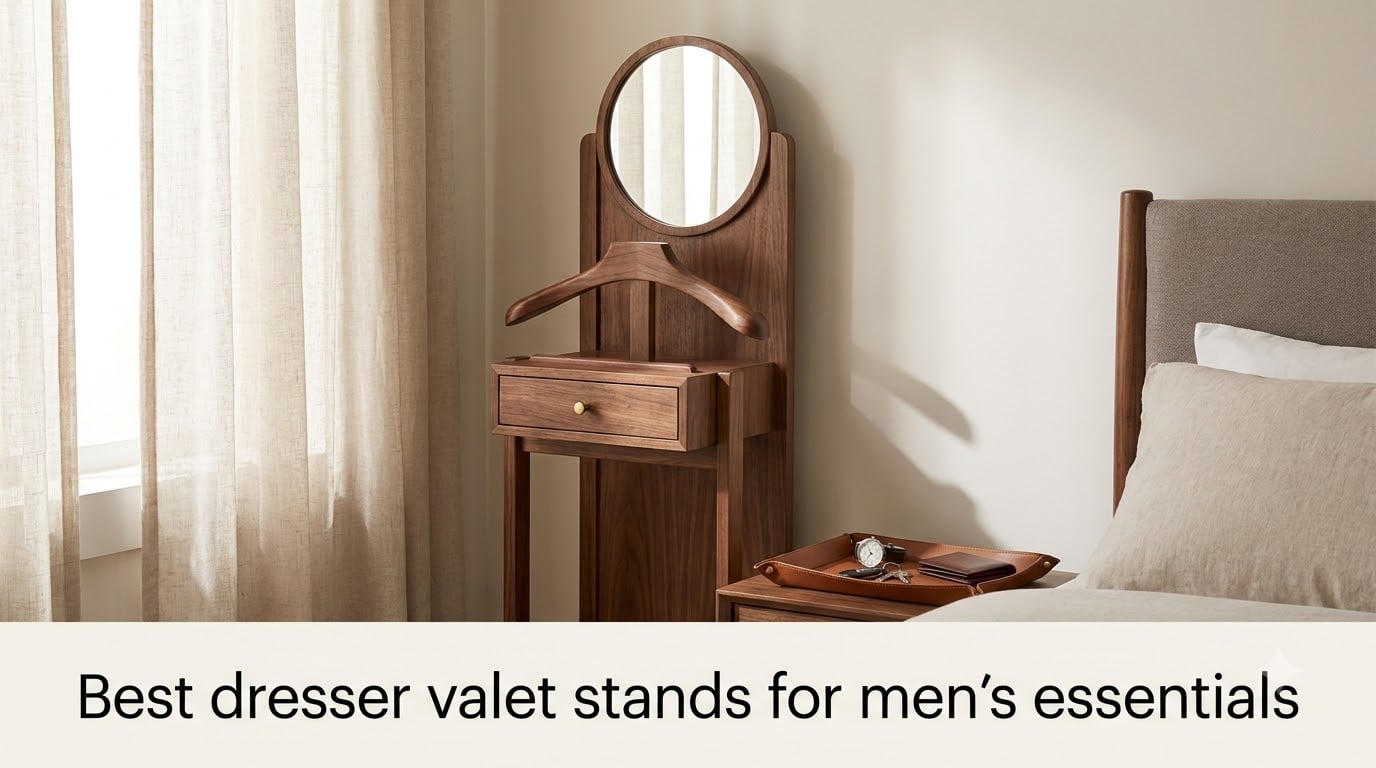 Best dresser valet stands for men's essentials