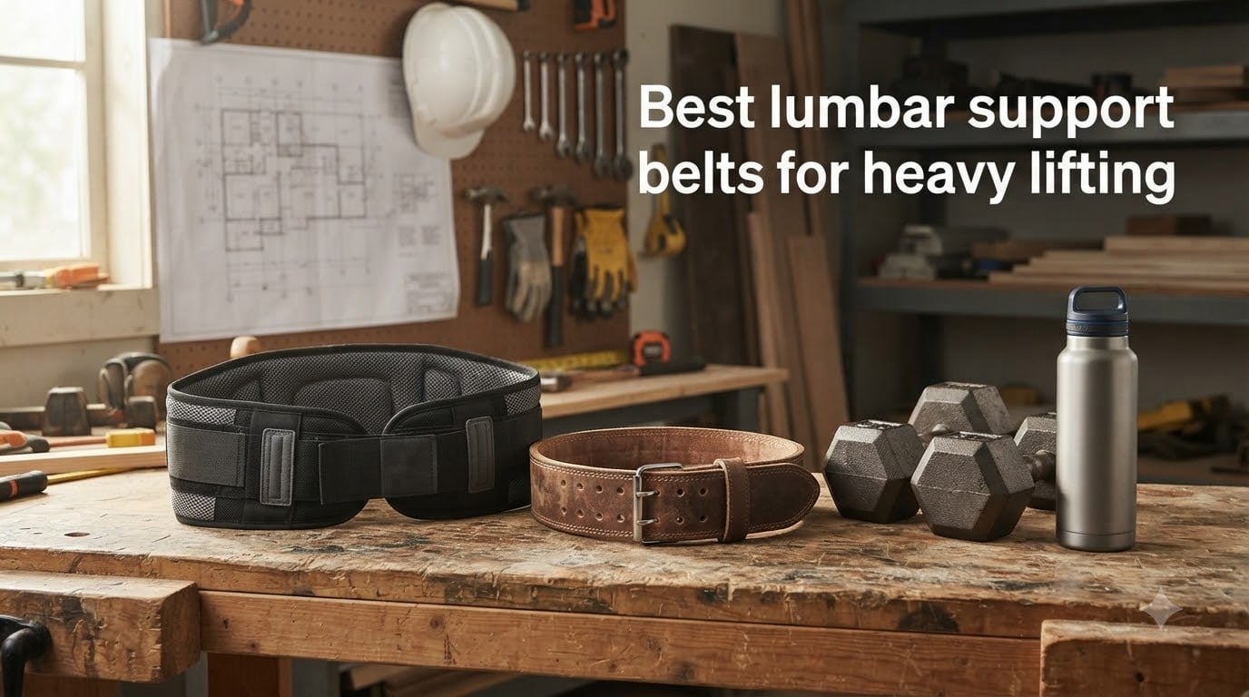 Best lumbar support belts for heavy lifting