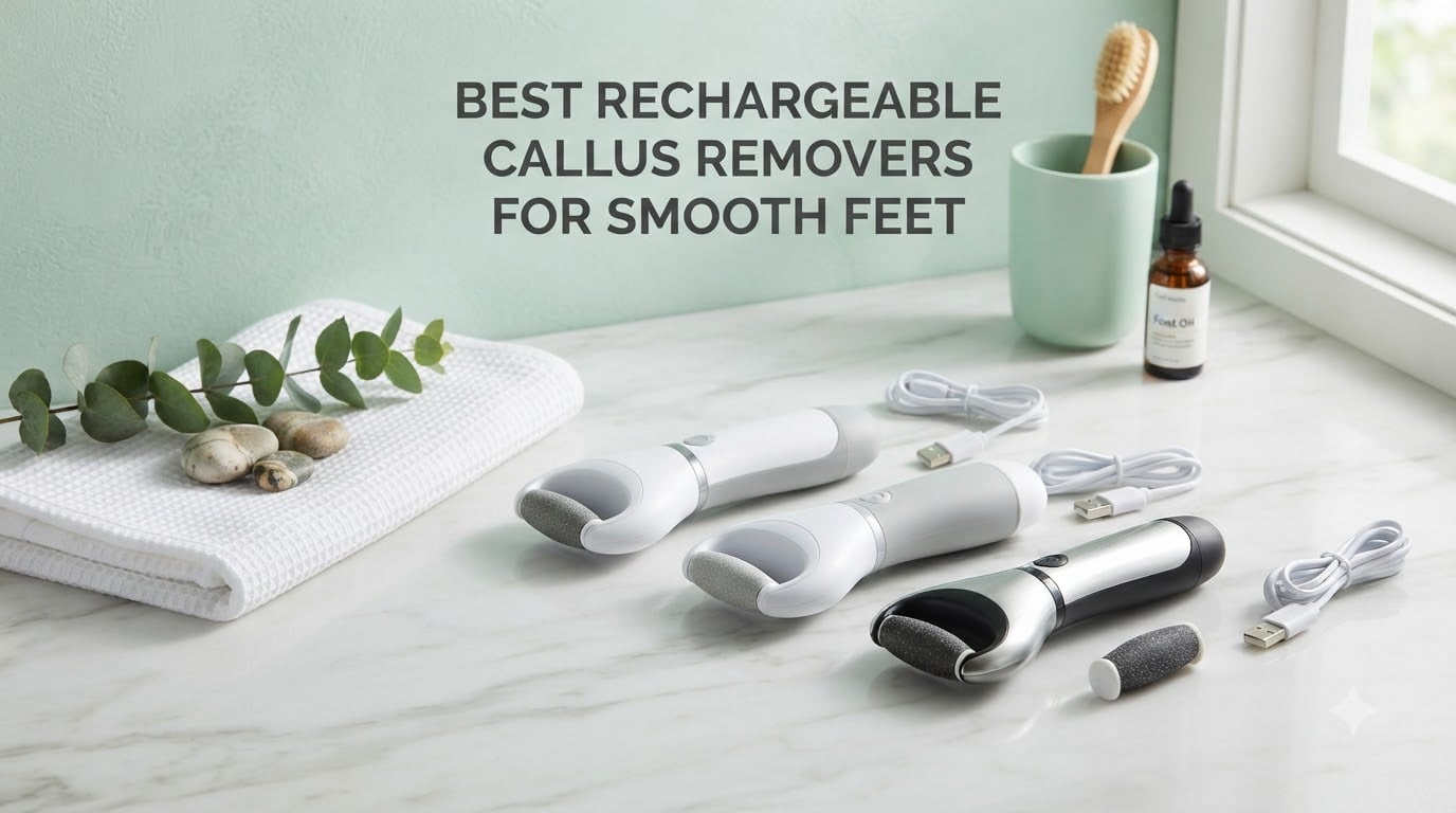 Best rechargeable callus removers for smooth feet