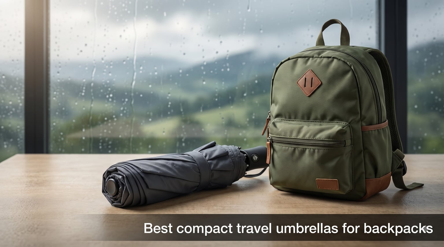 Best compact travel umbrellas for backpacks