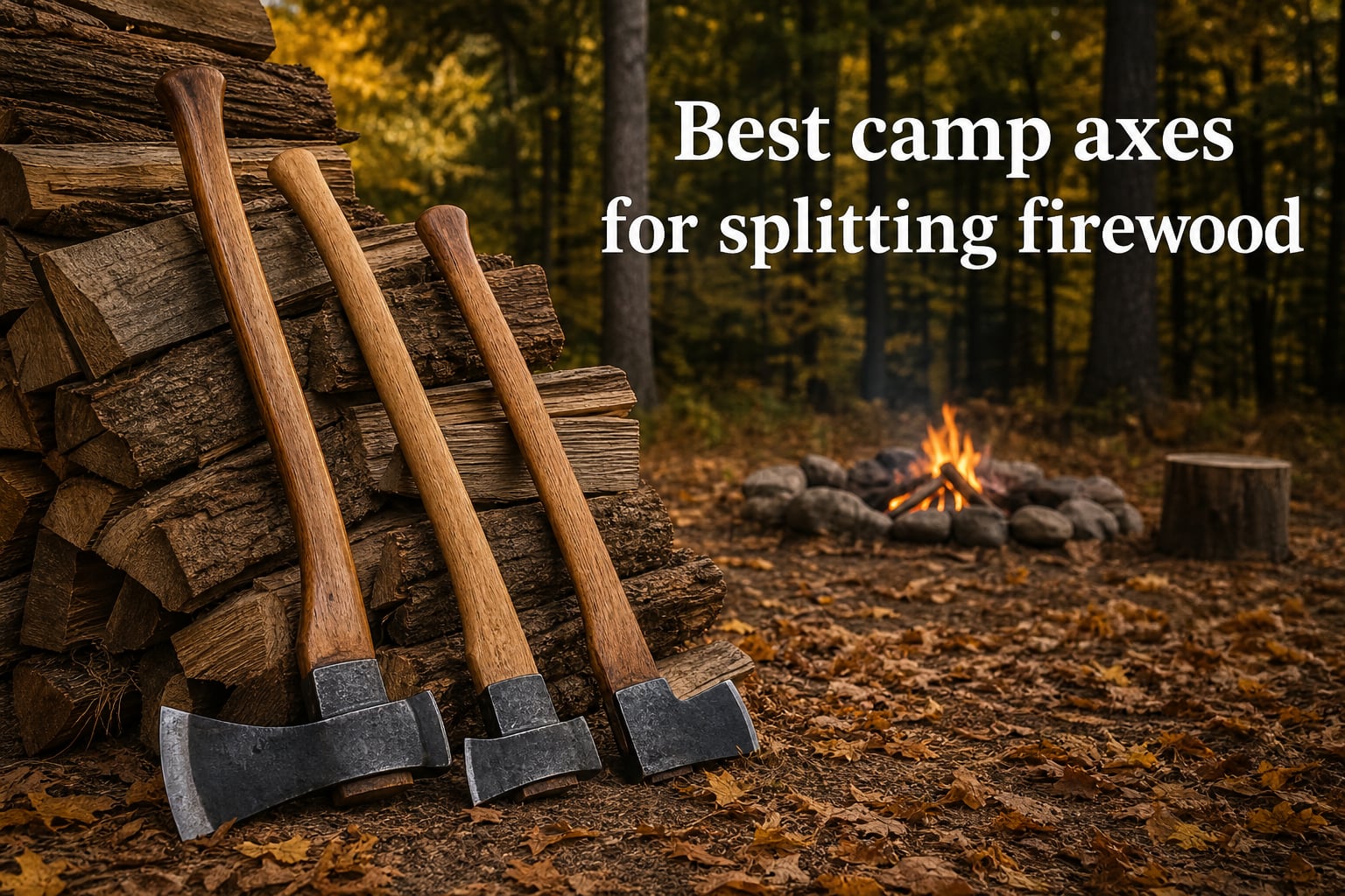 Best camp axes for splitting firewood