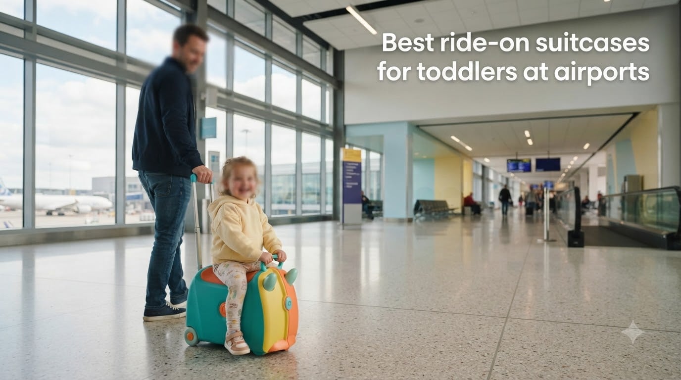 Best ride-on suitcases for toddlers at airports
