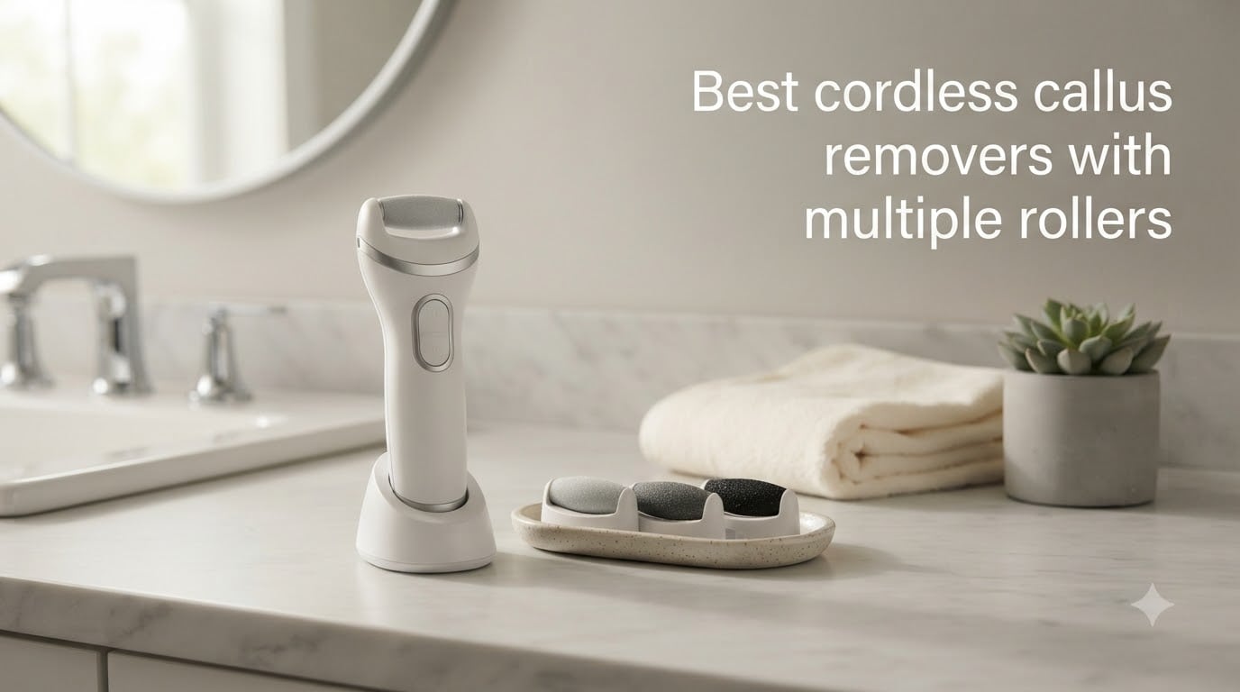 Best cordless callus removers with multiple rollers