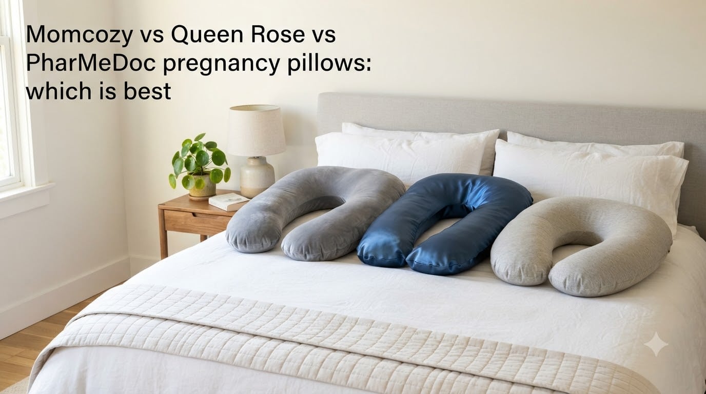 Momcozy vs Queen Rose vs PharMeDoc pregnancy pillows: which is best