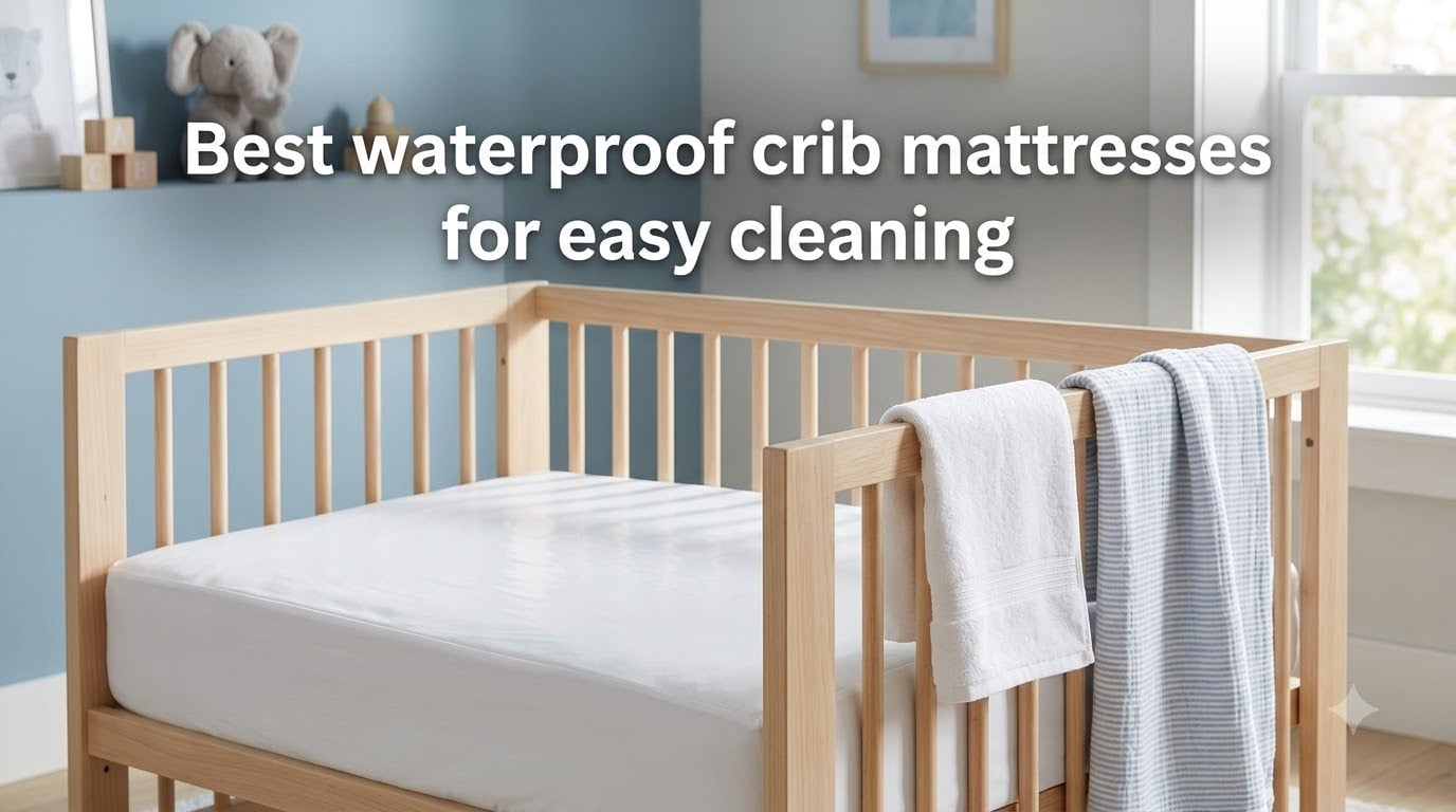 Best waterproof crib mattresses for easy cleaning