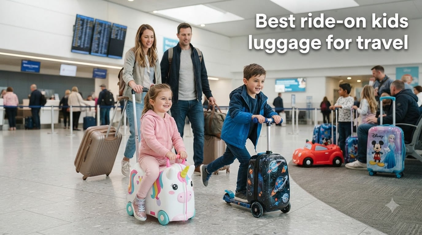 Best ride-on kids luggage for travel
