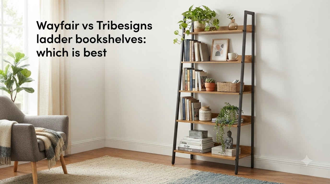 Wayfair vs Tribesigns ladder bookshelves: which is best