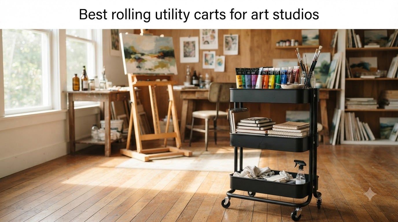 Best rolling utility carts for art studios